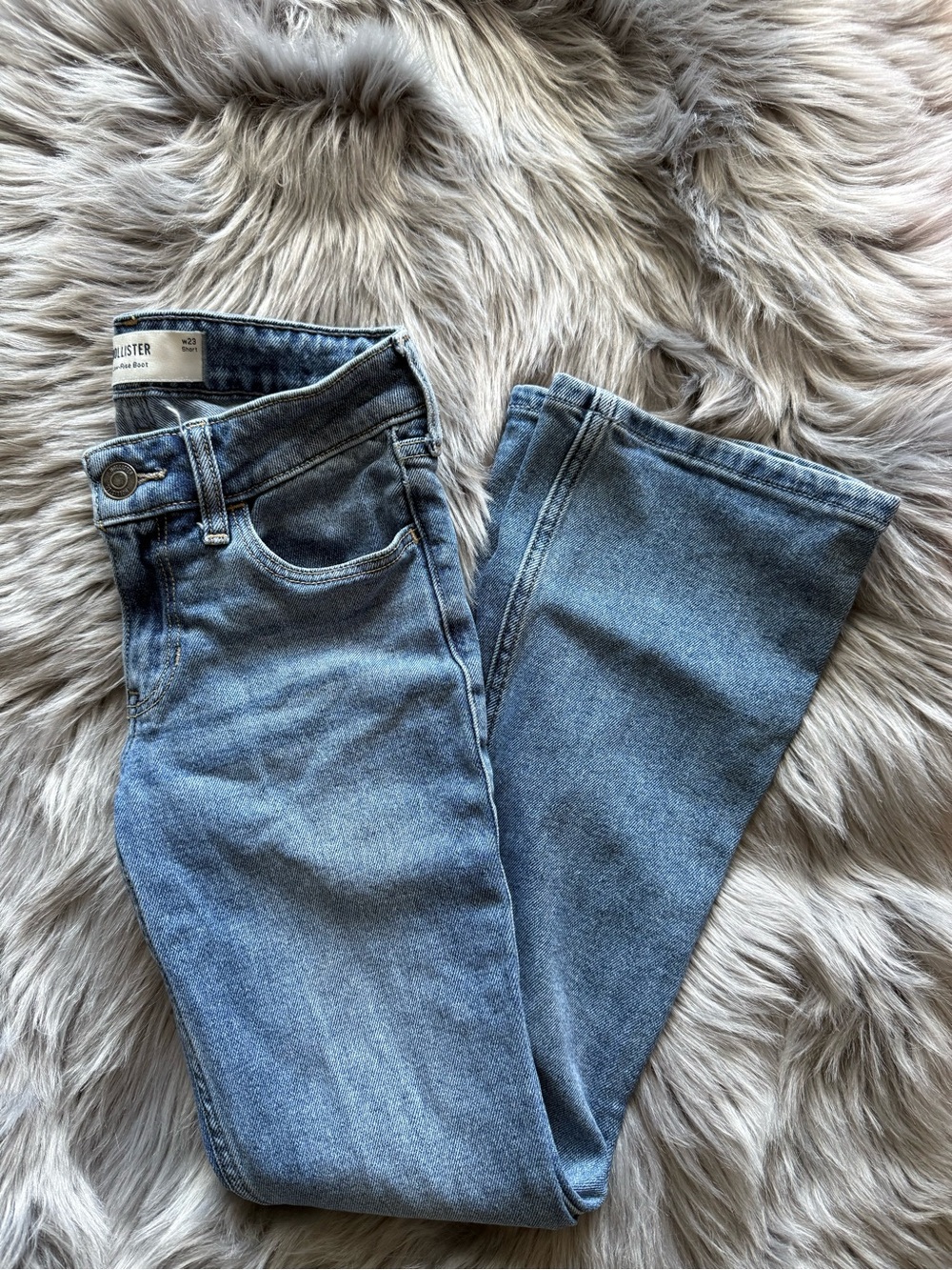 Hollister Low-rise boot jeans.